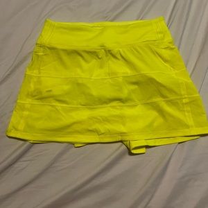 Lululemon Neon Tennis Skirt